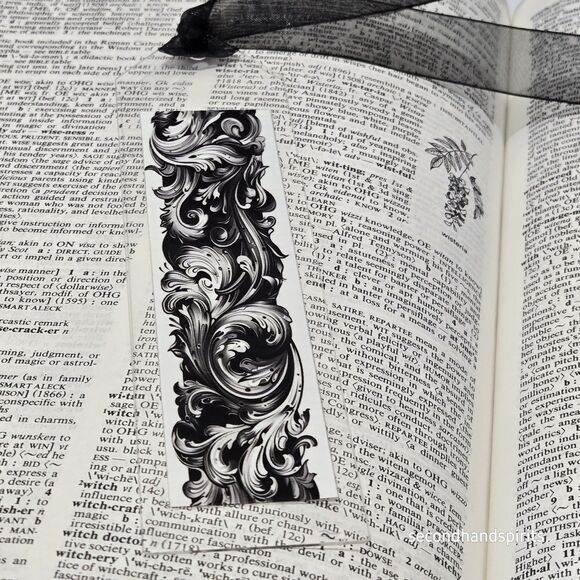 New, Set Of 6 Bookmarks W/ribbons, Ready For Gifting, Stocking Stuffers GOTHIC - Picture 11 of 11
